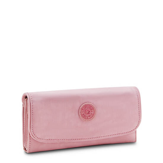 Kipling Money Land Snap Wallet Pung Lyserød | DK 2192HA